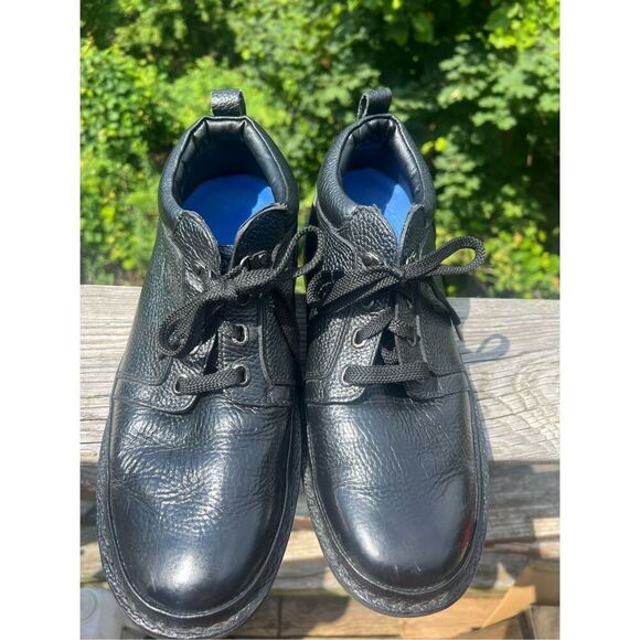 Propet Men’s Villager Mid Walking Shoes Black Grained Sz 10.5 WIDE - Picture 6 of 8